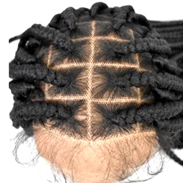 30 Inches 13x6 Box Braided Large Braids Knotless Lace Front Wigs 200% Density-100% Handmade