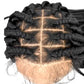 30 Inches 13x6 Box Braided Large Braids Knotless Lace Front Wigs 200% Density-100% Handmade