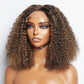14 inch 5"x5" Closure Lace Wig Kinky Curly Brazilian Human Virgin Hair