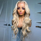 16-30 Inch Pre-Plucked 13"x4" Lace Front #613 Body Wavy Wig 150% Density