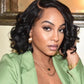 12 Inch Loose Wave Mix Blonde Color 5X5 HD Lace Closure Wig