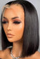 8-10 Inch 13"x6" Front Lace Pre-Plucked Straight Bob Wig 150% Density